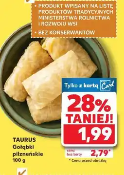 Kaufland TAURUS Gołąbki pilzneńskie oferta
