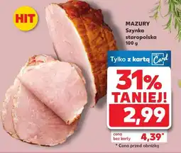 Kaufland Mazury Szynka staropolska oferta