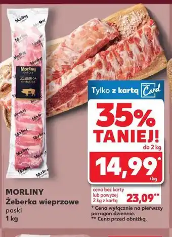 Kaufland Żeberka wieprzowe oferta