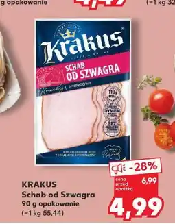 Kaufland KRAKUS Schab od Szwoagra 90 g opakowanie oferta