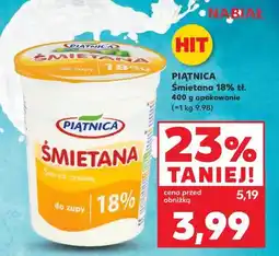 Kaufland Piątnica Śmietana 18% tł oferta