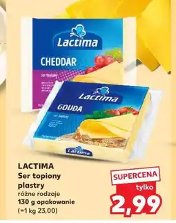 Kaufland Lactima Ser topiony plastry Cheddar / Gouda oferta