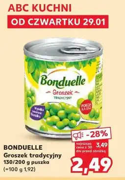 Kaufland Bonduelle Groszek tradycyjny 130/200 g puszka oferta