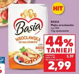Kaufland Basia Mąka wrocławska typ 500 oferta