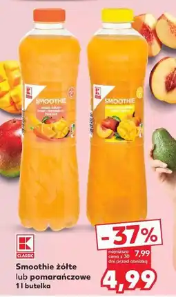 Kaufland Smoothie żółte lub pomarańczowe 1 l butelka (K Classic) oferta