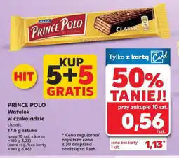 Kaufland PRINCE POLO Wafelki w czekoladzie classic oferta