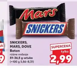 Kaufland SNICKERS, MARS, DOVE Baton różne rodzaje oferta