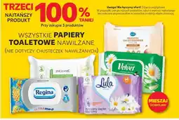 Kaufland Papier toaletowy nawilżany (różne marki: Regina, Velvet, Cleanic, Lula) oferta