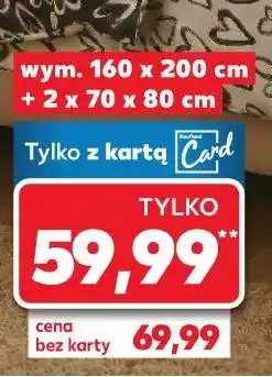 Kaufland LIV & BO Pościel dwustronna 160 x 200 cm + 2 x 70 x 80 cm oferta