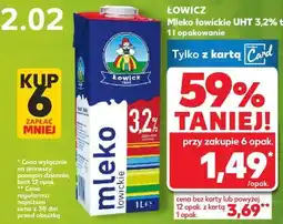 Kaufland Łowicz Mleko łowickie UHT 3,2% tł oferta