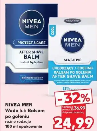 Kaufland Nivea Men Woda lub Balsam po goleniu oferta