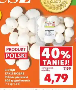 Kaufland K-STAD Polskie pieczarki białe XXL oferta