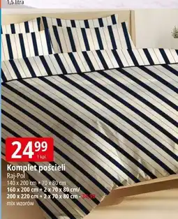 E.Leclerc Komplet pościeli bawełnianej 200 x 220 cm + 2 70 80 Raj-Pol oferta