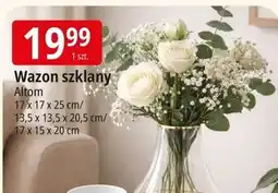 E.Leclerc Wazon szklany 17 x 15 20 cm Altom Design oferta