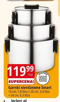 E.Leclerc Garnki nierdzwene smart 1.8 l + 3.4 6.3 Altom Design oferta