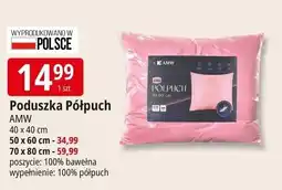 E.Leclerc Poduszka eko z półpuchu 70 x 80 cm Amw oferta