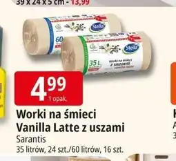 E.Leclerc Worki na śmieci z uszami vanilla latte 60 l Stella oferta