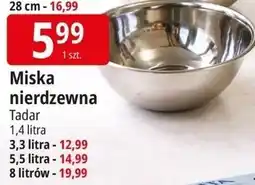 E.Leclerc Miska nierdzewna 8 l Tadar oferta