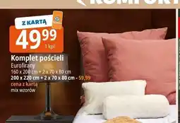 E.Leclerc Komplet pościeli bawełnianej 200 x 220 cm + 2 70 80 Eurofirany oferta