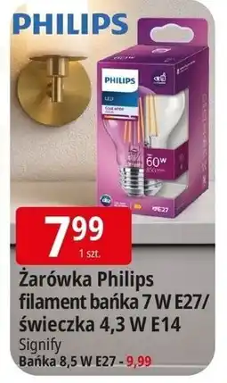 E.Leclerc Żarówka led bańka 8.5w e27 Philips oferta