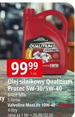 E.Leclerc Olej max life 10w-40 Valvoline oferta