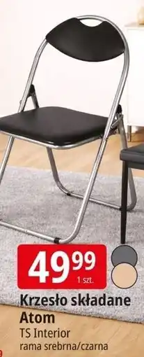 E.Leclerc Krzesło składane atom Ts Interior oferta