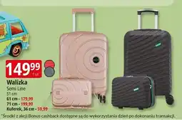 E.Leclerc Walizka kuferek abs 36 cm Semi Line oferta