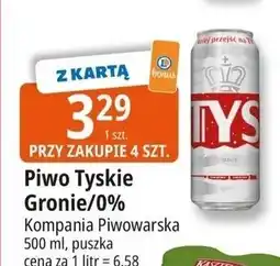 E.Leclerc Piwo Tyskie 0.0% oferta