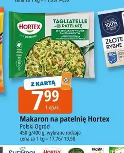 E.Leclerc Makaron na patelnię tagliatelle z sosem szpinakowym Hortex oferta