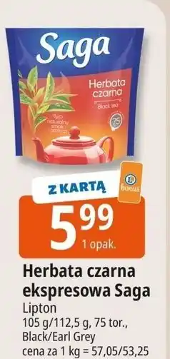 E.Leclerc Herbata ekspresowa Saga oferta