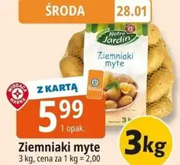 E.Leclerc Ziemniaki myte Wiodąca Marka Notre Jardin oferta
