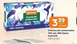 Gama Chusteczki uniwersalne Gama oferta