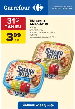 Carrefour Margaryna maślana oferta