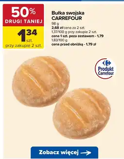 Carrefour Bułka swojska oferta
