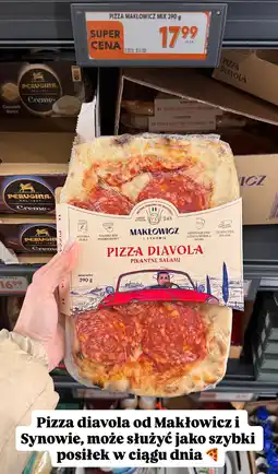 Biedronka Pizza Diavola pikantne salami oferta