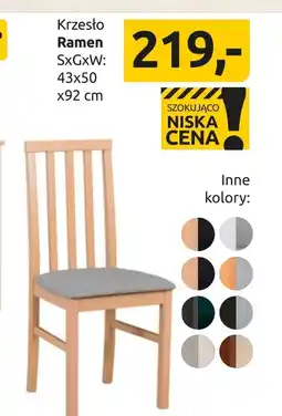 Black Red White Krzesło Ramen oferta