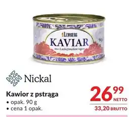 Makro Kawior z pstrąga Nickal oferta