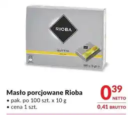Makro Masło porcjowane Rioba oferta