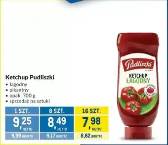 Ketchup Pudliszki łagodny