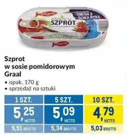 Makro Szprot w sosie pomidorowym Graal oferta