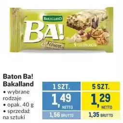 Makro Baton Ba! Bakalland wybrane rodzaje oferta