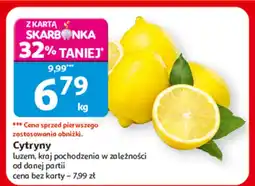 Auchan Cytryny luzem oferta