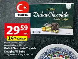 Auchan Czekolada Dubai Chocolate Turkish Delight Ali Baba oferta