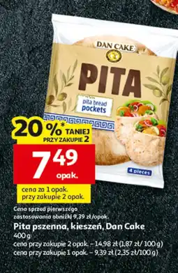 Auchan Pita pszenna, kieszeń, Dan Cake oferta