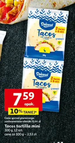 Auchan Tacos tortilla mini Dulcesol oferta