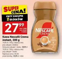 Twój Market Kawa Nescafe Crema instant oferta