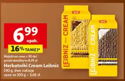 Auchan Herbatniki Cream Leibniz oferta