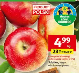 Auchan Jabłka, luzem, odmiana red pinowa oferta