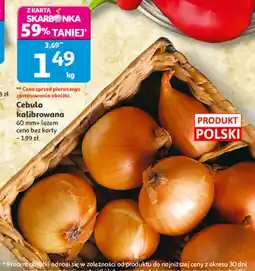 Auchan Cebula kalibrowana 60 mm+ luzem oferta