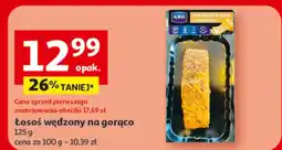 Auchan Łosoś wędzony na gorąco oferta